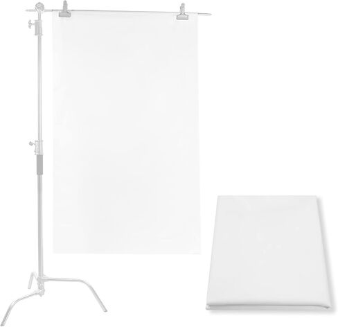 Selens 1 Yard x 67 Inch / 1M x 1.7M Diffusion Fabric, Nylon Silk White Seamless Light Modifier for Photography Lighting, Softbox and Light Tents in Saudi Arabia