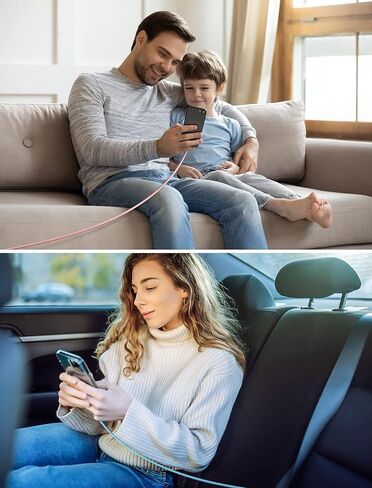 كيبل شحن USB C الى لايتنينج، كيبل شحن ايفون (6 اقدام)، كيبل شحن سريع معتمد من ام اف اي متوافق مع ايفون 14/14 برو ماكس/13/13 برو ماكس/12/12 برو ماكس/11 in Kuwait