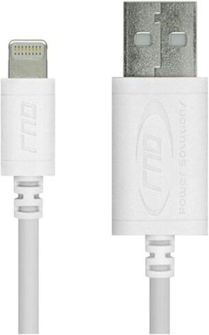 كابل USB لايتنينج معتمد من RND Apple 6 أقدام لهاتف iPhone (11 و11 Pro و11 Pro Max, XS, XS Max, XR, X, 8 Plus، 7 Plus، 6, 6 Plus، 6S, 6S Plus) iPad (برو، Air, Mini) وiPod (6 أقدام/1.8 M/أسود) in Kuwait