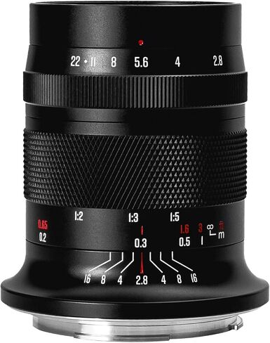 Meike 60mm f2.8 Large Aperture APS-C Frame Manual Focus Prime Fixed Lens Compatible with Canon EF-M Mount Mirrorless Cameras EOS M M2 M3 M5 M6 M10 M50 M100 M6II M200 etc in Saudi Arabia