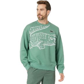 سترة Lacoste الرجالية ذات الأكمام الطويلة الفضفاضة ذات الرقبة الدائرية in Kuwait