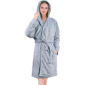 PAVILIA Short Robes for Women, Plush Soft Bathrobe Womens Lightweight, Fluffy Fuzzy Robe Knee Length, Shower Spa House Robe in Saudi Arabia