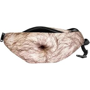 Belly Fanny Pack Funny White Elephant Gifts for Men Women Gag gifts Christmas Gift Exchange,Dad Bag Fake Beer Belly Waist Pack Unisex Waist Bag