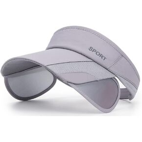 Sun Visor Hat for Women and Men - Retractable Brim Sport Hat, Summer Golf Tennis Running Beach Hat with Ponytail Hole in Saudi Arabia