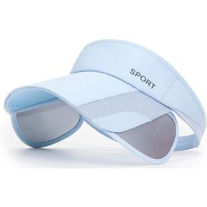 Sun Visor Hat for Women and Men - Retractable Brim Sport Hat, Summer Golf Tennis Running Beach Hat with Ponytail Hole in Saudi Arabia