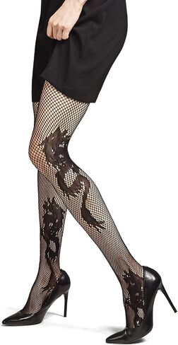 Natori Women's NAT-203 Dragon Toss Net Tights، أسود، S، M، L، XL in Kuwait