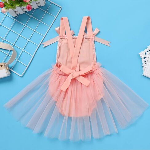 زي عيد الميلاد الأول للفتيات الصغيرات بوهو قطعة واحدة من الدانتيل المكشكش الأميرة توتو فستان بدون ظهر ملابس حفلات التقاط الصور in Kuwait