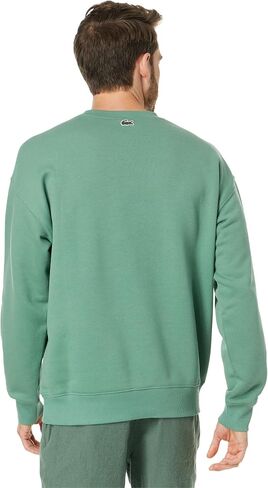 Lacoste Men's Long Sleeve Loose Fit Croc Crewneck Sweater in Saudi Arabia