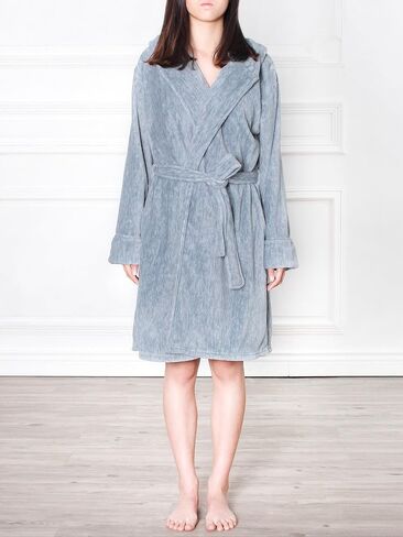 PAVILIA Short Robes for Women, Plush Soft Bathrobe Womens Lightweight, Fluffy Fuzzy Robe Knee Length, Shower Spa House Robe in Saudi Arabia