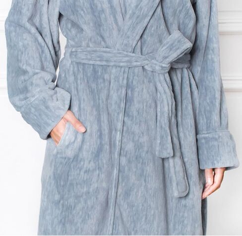 PAVILIA Short Robes for Women, Plush Soft Bathrobe Womens Lightweight, Fluffy Fuzzy Robe Knee Length, Shower Spa House Robe in Saudi Arabia