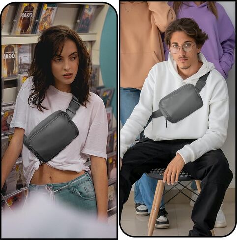Joysoda Fanny Pack، حقيبة حزام، 40 بوصة حزام قابل للتعديل في كل مكان، للنساء والرجال in Kuwait