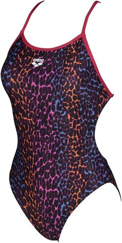 بدلة سباحة نسائية للتدريب الرياضي من ARENA ذات طباعة معززة من الخلف MaxLife قطعة واحدة in Kuwait