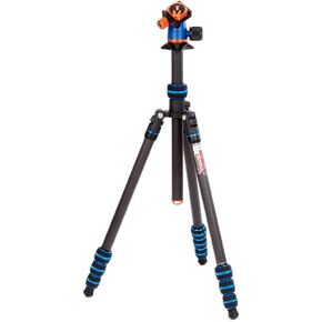 3 Legged Thing Punks Billy 2.0 Carbon Fibre Travel-Friendly Tripod - Compact & Adjustable Camera Tripod with Three Detachable Legs - Copper/Black (BILLYBLACK2.0) in Saudi Arabia