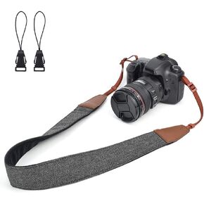 LIFEMATE Camera Shoulder Strap Belt for All DSLR Camera Multi Color Neck Belt for Canon, Nikon, Sony,Pentax, Fujifilm, and Digital Camera (Black) in Kuwait
