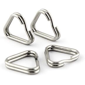 Elefront 4 قطعة الفولاذ المقاوم للصدأ الكروم حزام الكاميرا مثلث سبليت خواتم السنانير لنيكون كانون سوني أوليمبوس بنتاكس DSLR in Kuwait