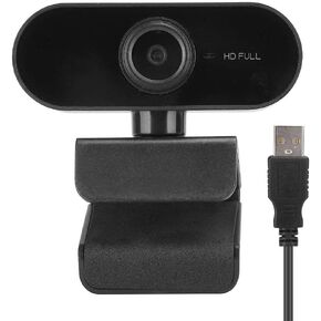 كاميرا كمبيوتر CiCiglow 1080P مع ميكروفون، وكاميرا ويب للكمبيوتر المحمول USB PC، وكاميرا ويب متدفقة مع ميكروفون، وكاميرا ويب فيديو احترافية للتسجيل عالي الدقة (أسود) in Kuwait
