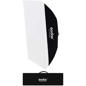 Godox 60x60 سم مستطيلة سوفت بوكس ​​بوينز جبل للتصوير الفوتوغرافي استوديو مونولايت فلاش (24 × 24 بوصة)