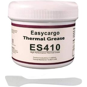 مجموعة معجون حراري Easycargo 200 جرام، شحم موصل، مبدد حراري مركب كربون سيليكون أبيض لتبريد واجهة المشتت الحراري GPU VGA LED MOSFET ترانزستورات (200 جرام) in Kuwait