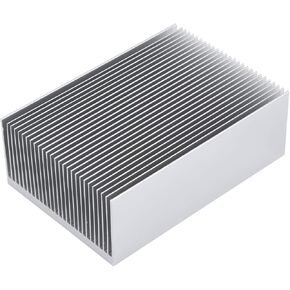 Large Aluminum Heat Sink 2.71"x2.71"x1.41"/ 69x69x36mm Heatsink High Power Cooling Plate 27 Fin Radiator GPU Cooler IC Module PC Computer Led PCB Charger Electronics Amplifier in Saudi Arabia