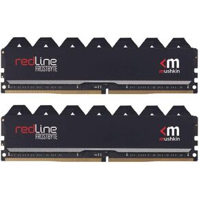 Mushkin Redline Black – DDR4 DRAM – 64GB (2x32GB) UDIMM Memory Kit – 3600MHz (PC4-28800) CL-18 – 288-pin 1.35V Desktop RAM – Non-ECC – Dual-Channel – FrostByte Black Heatsink – (MRC4U360JNNM32GX2) in Kuwait