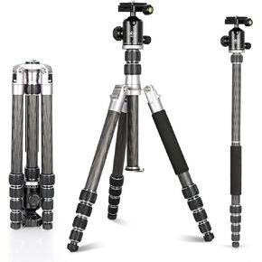 او بي او ان 3 حوامل ثلاثية لكاميرات دي اس ال ار الرقمية مع لوحة سريعة الفك ورأس كروية، فضي in Kuwait