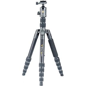 Vanguard VEO2GO265AB Aluminum Travel Tripod with Ball Head for Sony, Nikon, Canon, Fujifilm Mirrorless, Compact System Camera (CSC), DSLR in Kuwait