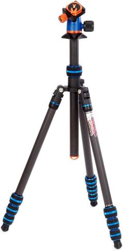 3 Legged Thing Punks Billy 2.0 Carbon Fibre Travel-Friendly Tripod - Compact & Adjustable Camera Tripod with Three Detachable Legs - Copper/Black (BILLYBLACK2.0) in Saudi Arabia