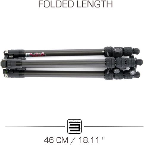 3 Legged Thing Punks Billy 2.0 Carbon Fibre Travel-Friendly Tripod - Compact & Adjustable Camera Tripod with Three Detachable Legs - Copper/Black (BILLYBLACK2.0) in Saudi Arabia
