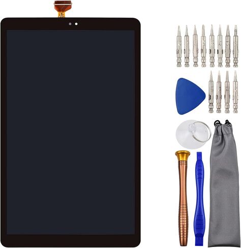 Sunways Complete LCD Display Touch Digitizer Screen Replacement for Samsung Galaxy Tab A 10.5 SM-T595 SM-T590 Black in Saudi Arabia