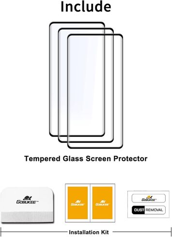 جوبوكي [3 عبوات] متوافق مع الزجاج المقسى بتغطية كاملة X 3 ون بلس 11 شبكة الجيل الخامس 5G 2023، زجاج ثلاثي الابعاد، شفاف HD، خالي من الفقاعات، مضاد للصدمات، ملائم للحافظة، غطاء كامل [درجة صلابة 9] in Kuwait