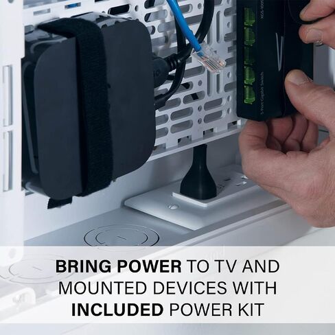 SANUS 9" TV Media in-Wall Box with Power Supply Kit Ideal for Wall Mounted TVs in Saudi Arabia