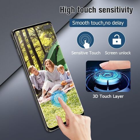 VITAVELAAA 2+2 واقي شاشة Galaxy S10 Plus، فتح بصمة الإصبع، زجاج مقسى بصلابة 9H، مقاوم للخدش، شفاف عالي الدقة لهاتف Samsung Galaxy S10 Plus واقي شاشة زجاجي (6.4 بوصة) in Kuwait