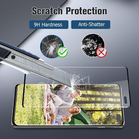 VITAVELAAA 2+2 واقي شاشة Galaxy S10 Plus، فتح بصمة الإصبع، زجاج مقسى بصلابة 9H، مقاوم للخدش، شفاف عالي الدقة لهاتف Samsung Galaxy S10 Plus واقي شاشة زجاجي (6.4 بوصة) in Kuwait