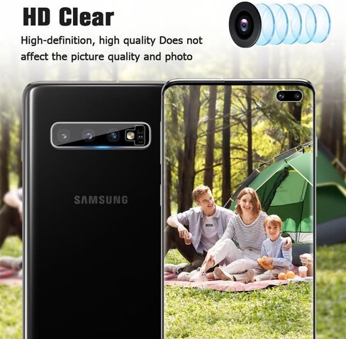 VITAVELAAA 2+2 واقي شاشة Galaxy S10 Plus، فتح بصمة الإصبع، زجاج مقسى بصلابة 9H، مقاوم للخدش، شفاف عالي الدقة لهاتف Samsung Galaxy S10 Plus واقي شاشة زجاجي (6.4 بوصة) in Kuwait