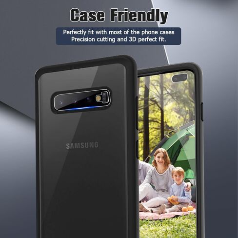 VITAVELAAA 2+2 واقي شاشة Galaxy S10 Plus، فتح بصمة الإصبع، زجاج مقسى بصلابة 9H، مقاوم للخدش، شفاف عالي الدقة لهاتف Samsung Galaxy S10 Plus واقي شاشة زجاجي (6.4 بوصة) in Kuwait