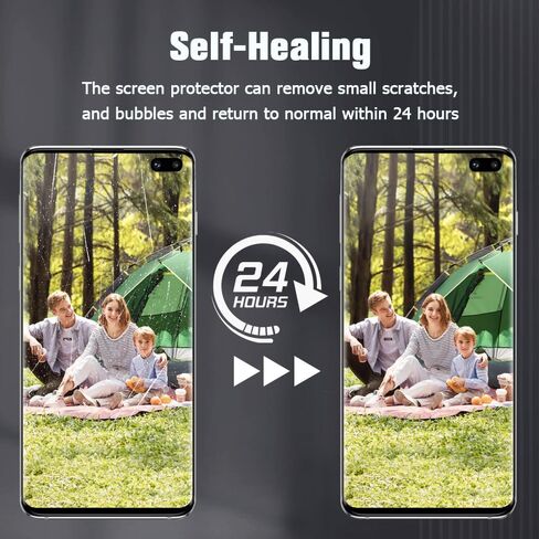 VITAVELAAA 2+2 واقي شاشة Galaxy S10 Plus، فتح بصمة الإصبع، زجاج مقسى بصلابة 9H، مقاوم للخدش، شفاف عالي الدقة لهاتف Samsung Galaxy S10 Plus واقي شاشة زجاجي (6.4 بوصة) in Kuwait