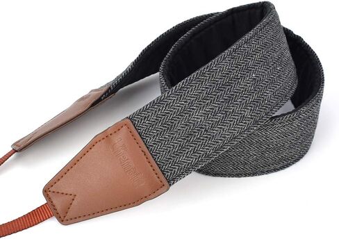 LIFEMATE Camera Shoulder Strap Belt for All DSLR Camera Multi Color Neck Belt for Canon, Nikon, Sony,Pentax, Fujifilm, and Digital Camera (Black) in Kuwait