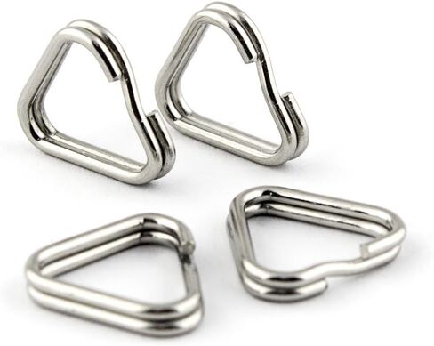 Elefront 4 قطعة الفولاذ المقاوم للصدأ الكروم حزام الكاميرا مثلث سبليت خواتم السنانير لنيكون كانون سوني أوليمبوس بنتاكس DSLR in Kuwait