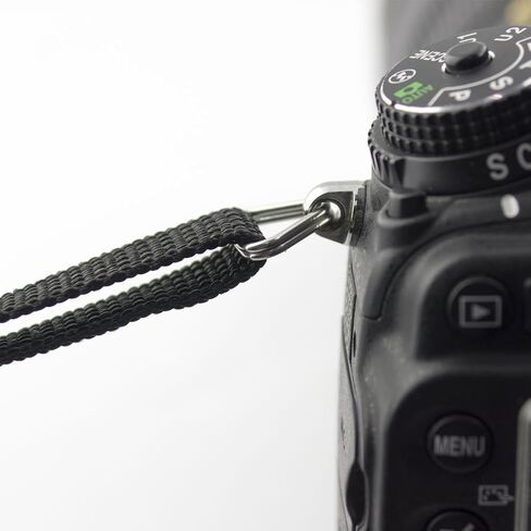 Elefront 4 قطعة الفولاذ المقاوم للصدأ الكروم حزام الكاميرا مثلث سبليت خواتم السنانير لنيكون كانون سوني أوليمبوس بنتاكس DSLR in Kuwait