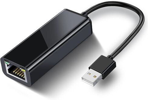 باينيكا محول USB الى ايثرنت، USB 3.0 الى 10 100 1000 جيجابت ايثرنت، محول شبكة LAN يدعم ويندوز 11/10/8.1/8/7/فيستا/XP لنينتندو سويتش وماك بوك وسيرفس برو واللاب توب والكمبيوتر، اسود in Kuwait