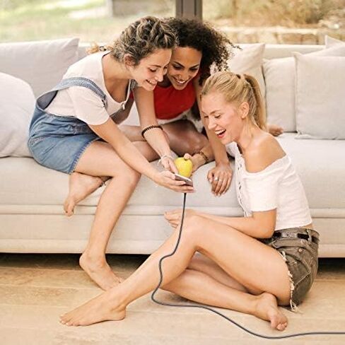 شاحن Sundix iPhone، 3 عبوات كابل لايتنينج بطول 10 أقدام كابل شاحن iPhone سلك شحن مضفر من النايلون متوافق مع iPhone 14/13/12/12Pro/12ProMax/11/11Pro/11Pro MAX/XS/XS MAX/XR/X/8/8Plus/7/7Plus و اكثر in Kuwait