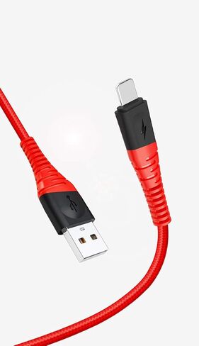 IFLASH Nylon Braided Charge/Data Cable, 1FT Short Charging and Sync Cable for Apple iPhone Xs MAX/XS/XR/X / 8 Plus / 7 Plus 6S 6 Plus 5S SE 2019 2018 in Saudi Arabia