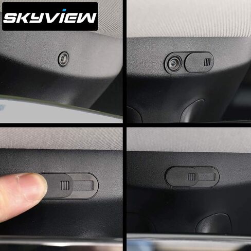 Skyview-1Pcs-Center-Console-Key-Card-Holder-for-Tesla-Model-3/Y 3Pcs-Cabin-in-Car-Camera-Cover Webcam-Cover-Slide-for-Tesla-Model-3/Y in Saudi Arabia