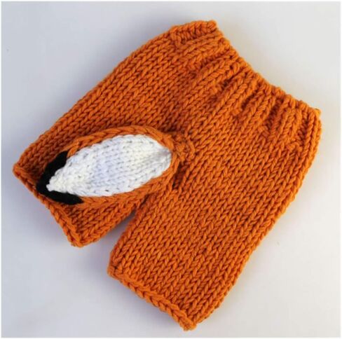 Baby Photography Props Girl Boy Photo Shoot Outfits Newborn Crochet Costume Infant Knitted Fox Hat Pants Photography Shoot in Saudi Arabia