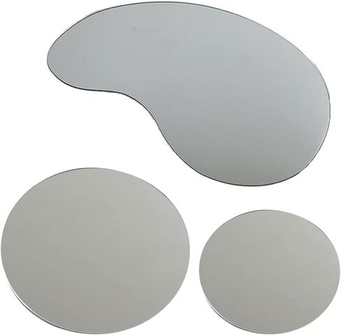 مجموعة دعائم خلفية الصورة من الأكريليك لوحة انعكاس مرآة خلفية عاكسة لعرض التصوير الفوتوغرافي للمنتج، 3 قطع in Kuwait