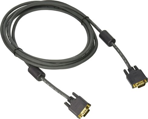 كابل C2G 28244 VGA - كابل شاشة Flexima VGA M/M، مصنف في الحائط CL3، أسود (12 قدم، 3.65 متر) in Saudi Arabia