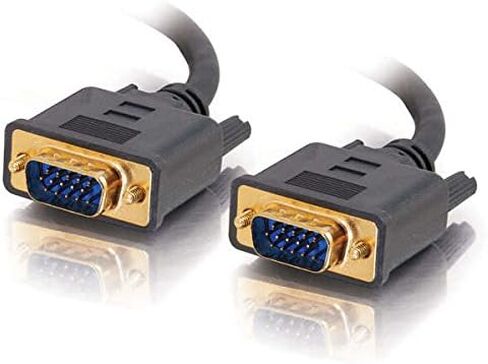 كابل C2G 28244 VGA - كابل شاشة Flexima VGA M/M، مصنف في الحائط CL3، أسود (12 قدم، 3.65 متر) in Saudi Arabia