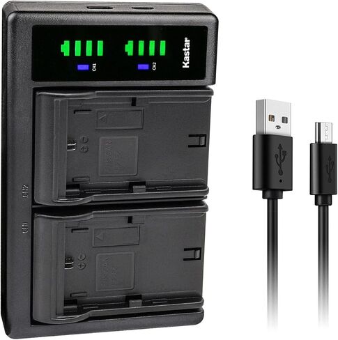 بطارية Kastar LP-EL القابلة لإعادة الشحن 4 عبوات واستبدال شاحن LTD2 لحزمة بطارية ليثيوم أيون Canon LP-EL، بطارية Canon 4307C002، ضوء فلاش Canon Speedlite EL‑1 EL1، Canon E-TTL/E-TTL II in Saudi Arabia