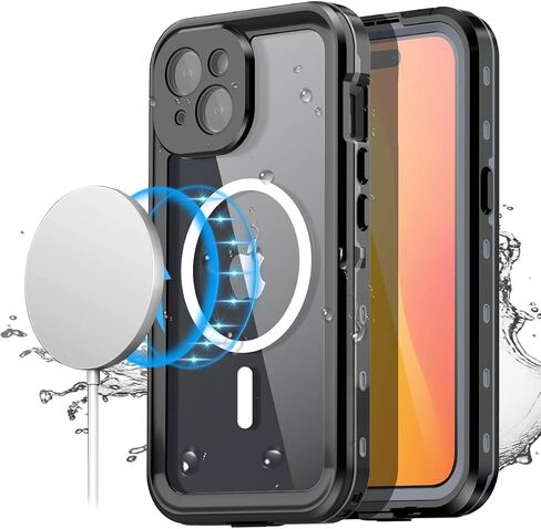 AICase Waterproof Case for iPhone 15 Pro Max(6.7") Snowproof,Dustproof and Shockproof, IP68 Certified Full Body Protection Fully Sealed Underwater Cover for iPhone 15 Pro Max 6.7"_3 in Kuwait