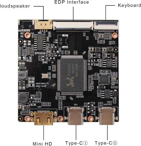 VSDISPLAY 14.5 بوصة 2560x720 2K شاشة LCD VS145T-001T لوحة عرض مع لوحة تشغيل LCD Mini HD-MI LCD من النوع C VS-AP2K للوحة عرض شريط عمل ألعاب الكمبيوتر الشخصي in Saudi Arabia